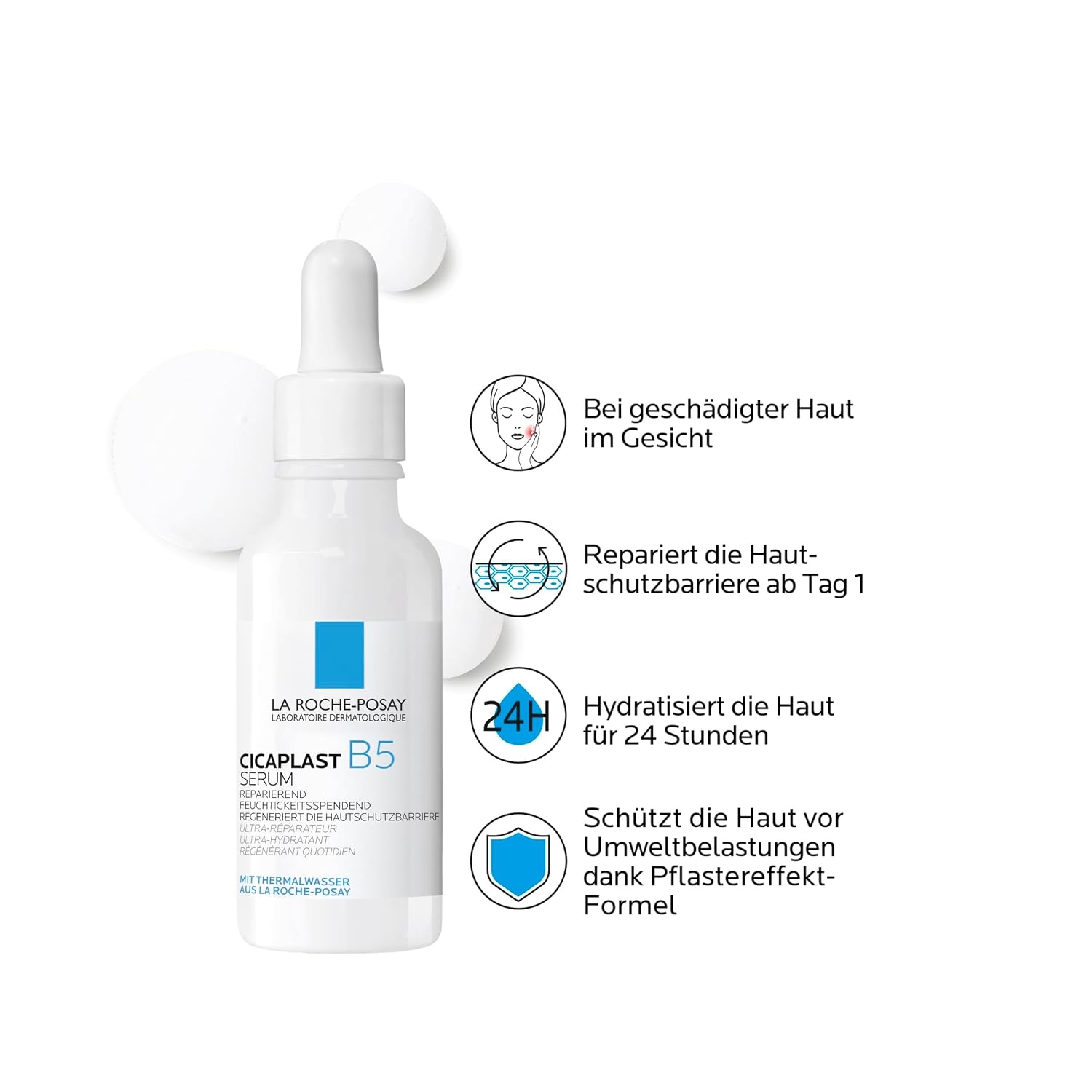 image:imageLa RochePosay Cicaplast B5 Regenerierendes Gesichtsserum 30 ml
