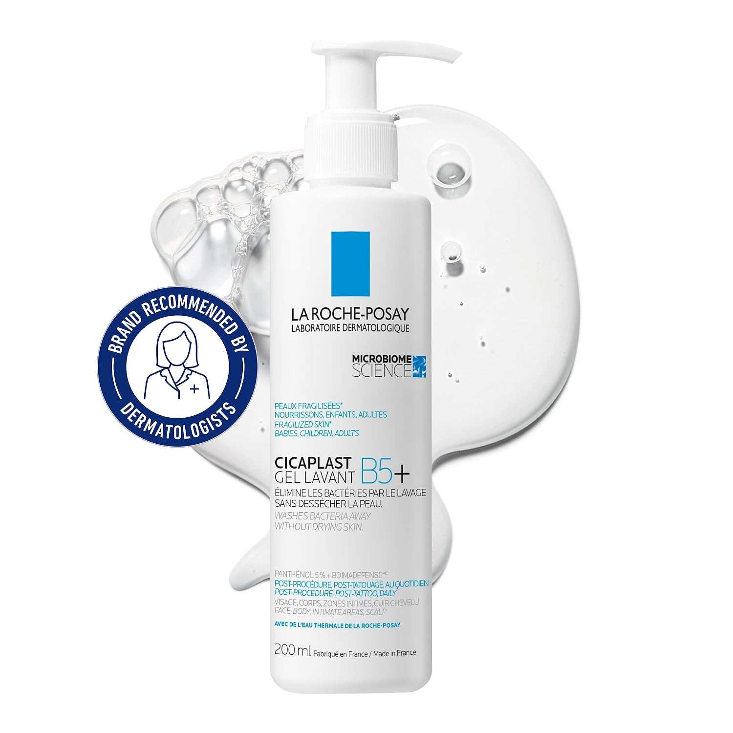 image:imageLa RochePosay Cicaplast Gel Lavant B5 Beruhigendes Reinigungsgel 200 ml