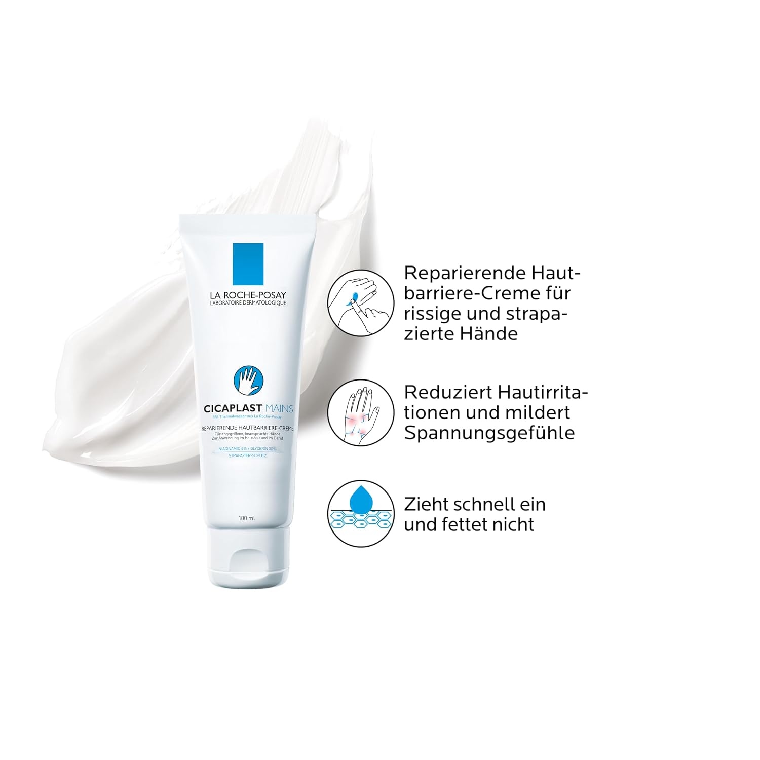 image:imageLa RochePosay Cicaplast Hnde Regenerierende Handcreme100 ml 1er Pack